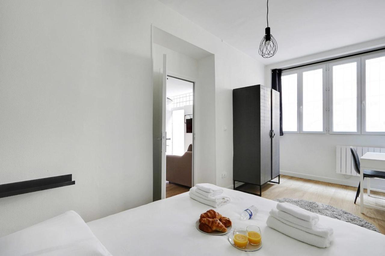 Ferienwohnung Charming Appart 4P1Br Le Marais Paris Exterior foto